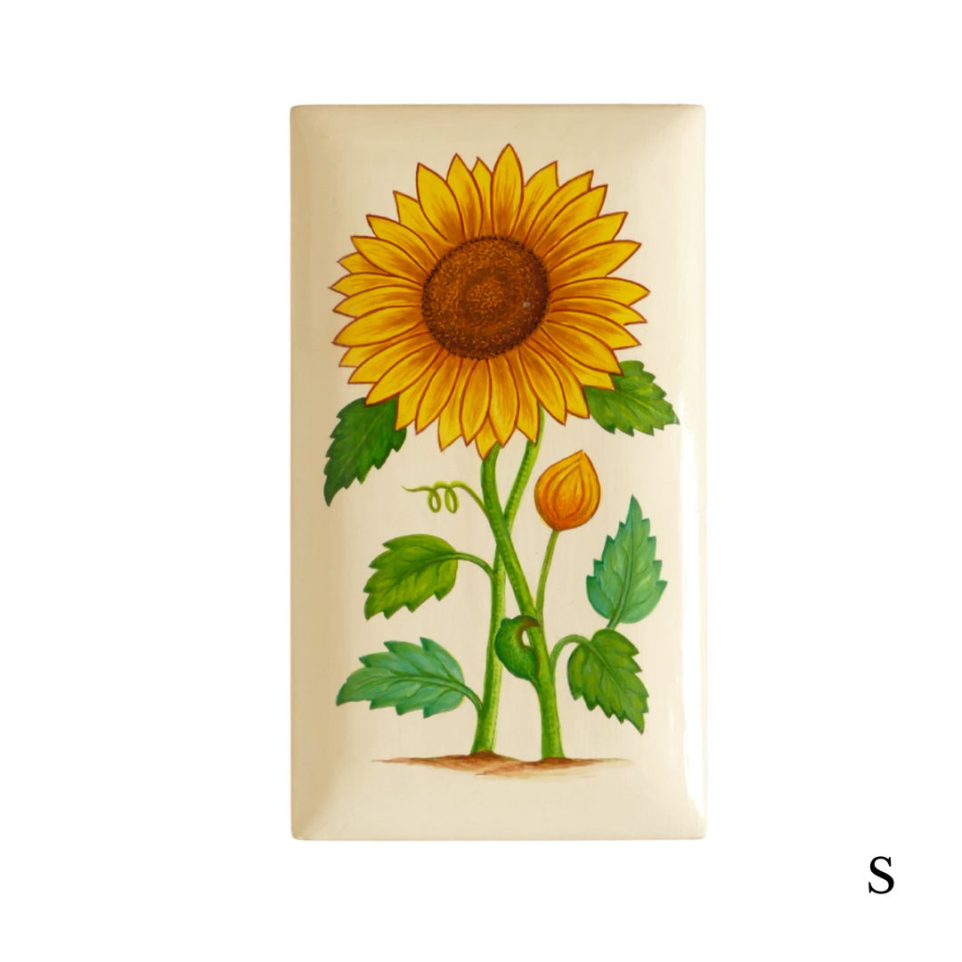 Paper Mache Box — Yellow, Small