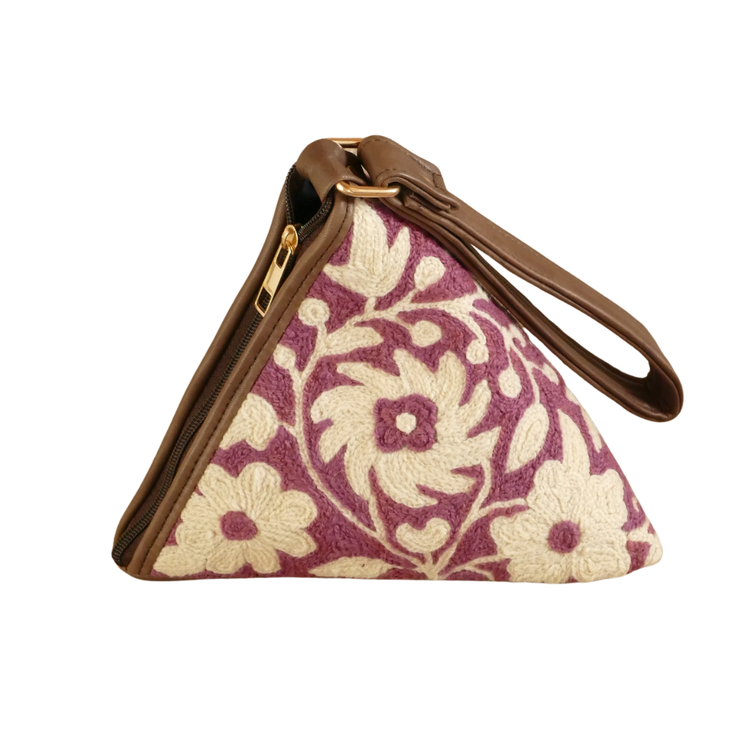 Aari Triangle Bag — Purple, Vine
