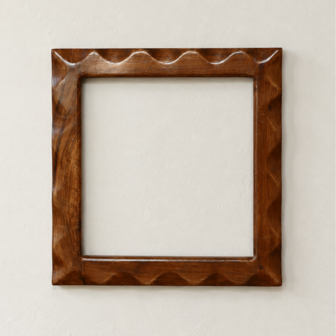 Wood Carving Frame — Wave