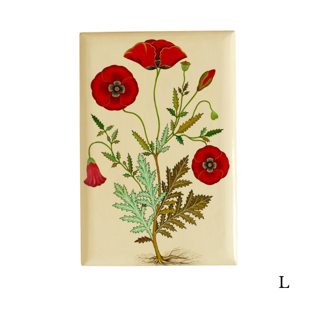 Paper Mache Box — Red, Large