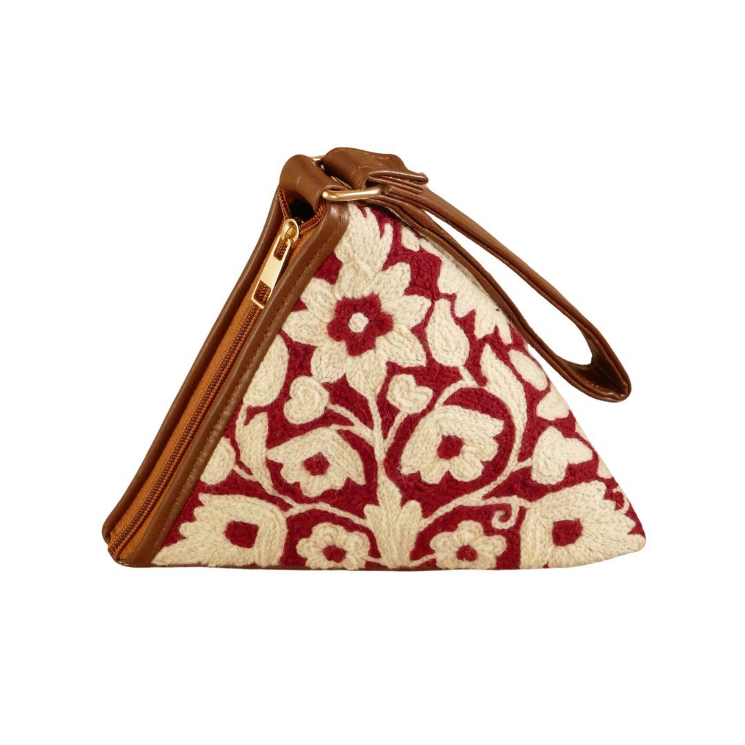 Aari Triangle Bag — Red, Bloom