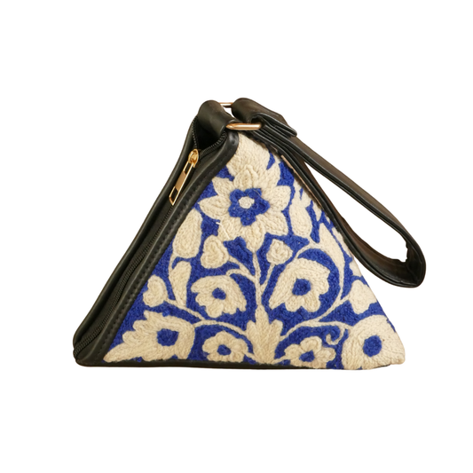 Aari Triangle Bag — Blue, Bloom