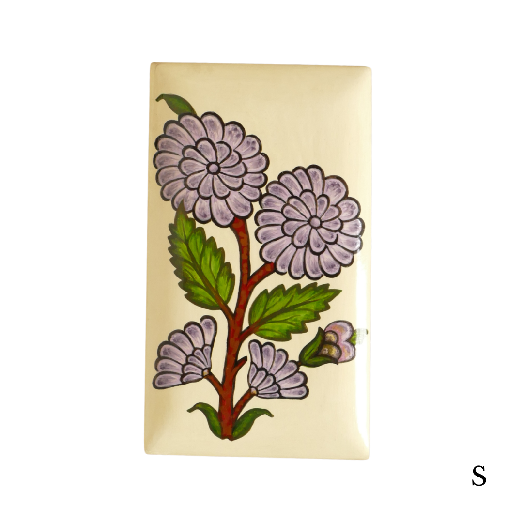 Paper Mache Box — Purple, Small