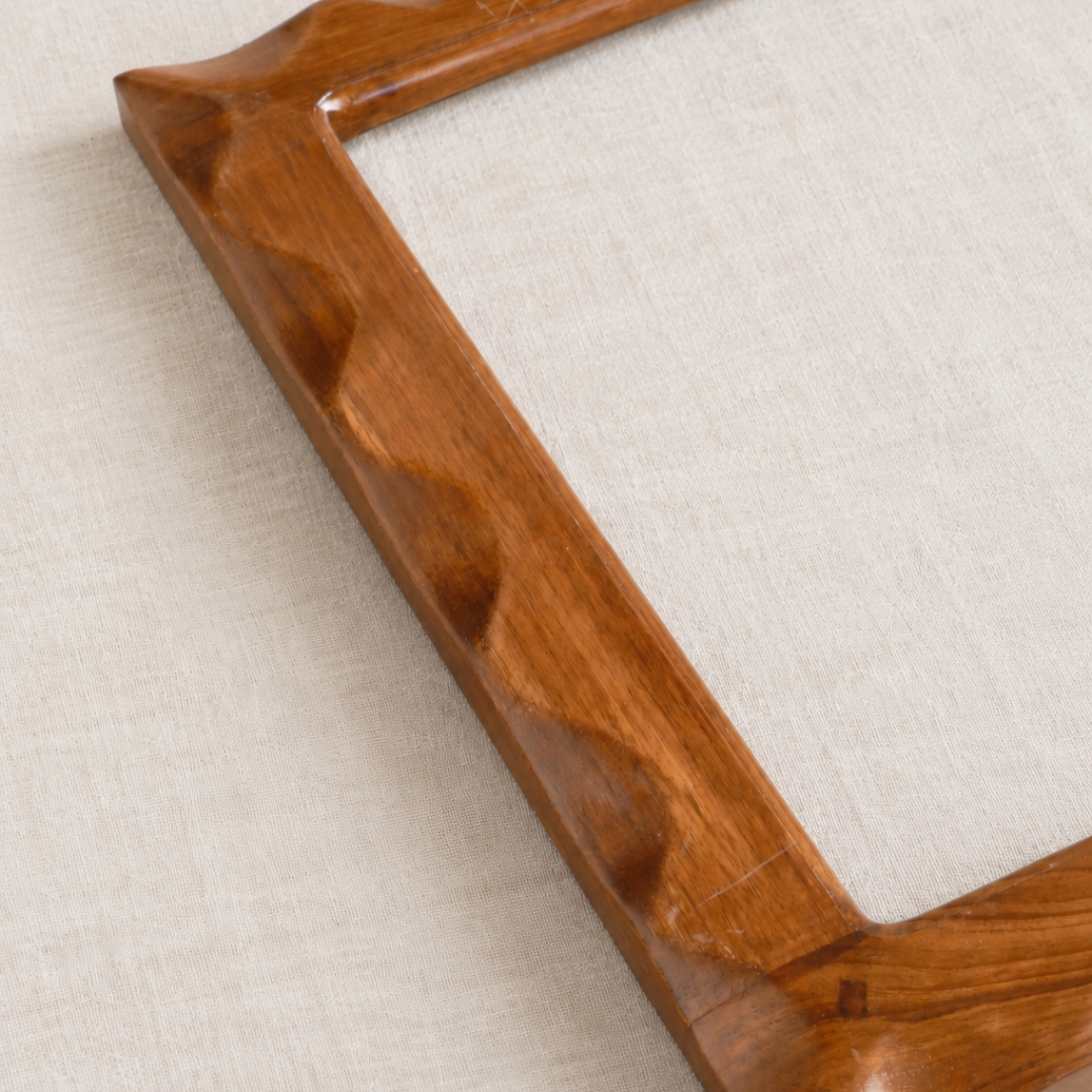 Wood Carving Frame — Wave