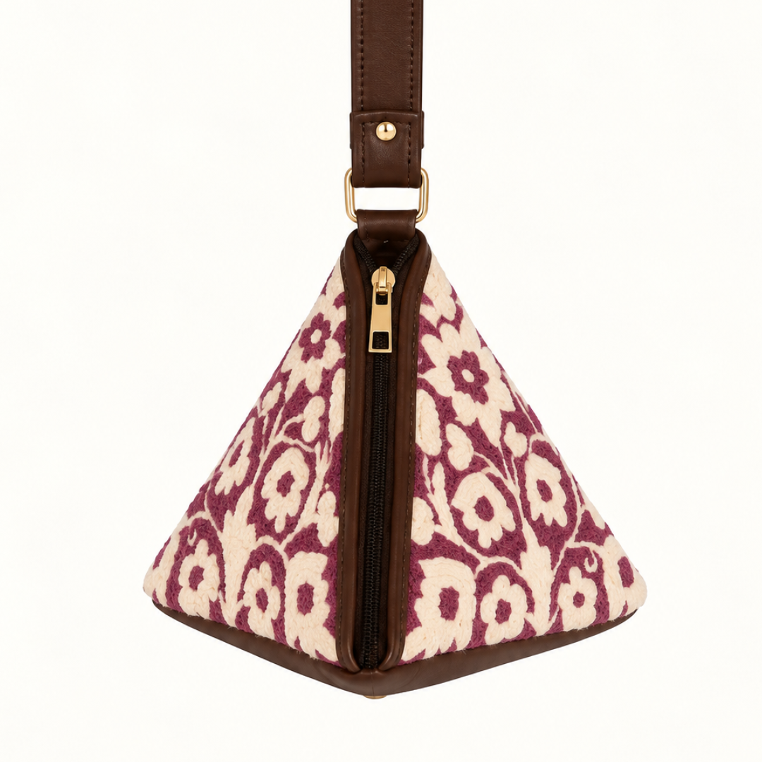 Aari Triangle Bag — Purple, Bloom
